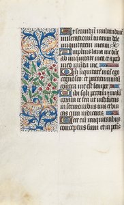 Tidsbok Användning av Rouen: fol. 85v, c. 1470. av Master of the Geneva Latini
