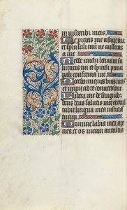 Tidsbok Användning av Rouen: fol. 86v, c. 1470. av Master of the Geneva Latini