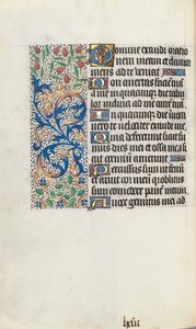 Tidsbok Användning av Rouen: fol. 87v, c. 1470.