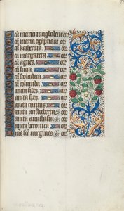 Tidsbok Användning av Rouen: fol. 94r, c. 1470. av Master of the Geneva Latini