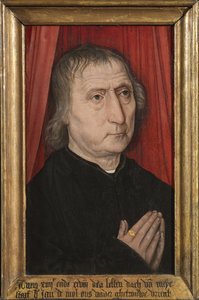 Porträtt av Jan de Mol, ca 1485 (olja på panel) av Master of the Guild of Saint George at Malines