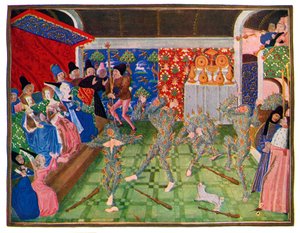 Maskerad vid det franska hovet, 1393, 1470-1475.