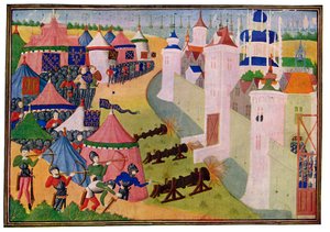 Anfallet på den starka staden Afrique, 1400-talet.
