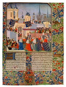 Drottning Isabellas inträde i Paris, c1385 1400-talet.