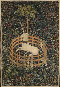 Enhörningen i fångenskap, ca. 1500 av Master of the Hunt of the