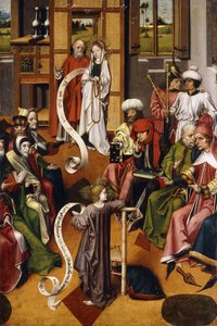 Presentationen i templet av Master of the Iserlohn Altar
