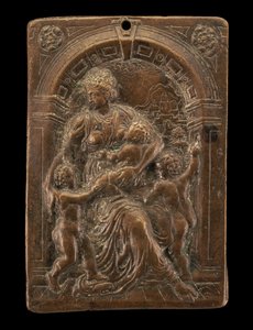 Allegory of Charity, c. 1580. av Master of the Judgment of Solomon