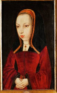 Margareta av Österrike, ärkehertiginna, dotter till kejsar Maxilmilian I, guvernant i Nederländerna ... av Master of the Legend of St.Priest