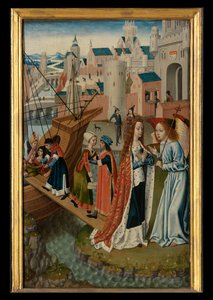 Panel från legenden om St. Ursula