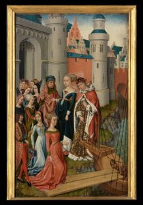 Panel från legenden om St. Ursula
