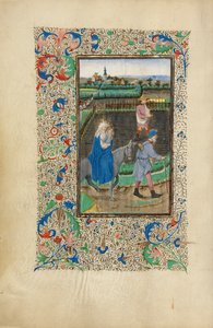 Flykten till Egypten av Master of the Llangattock Hours