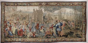 Winter, från Seasons of Lucas-serien, ca 1535 (ull och siden) av Master of the Months of Lucas Master of the Months of Lucas