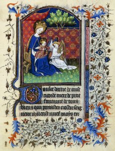 Krönad jungfru, ca 1430-1440 av Master of the Munich Golden Legend