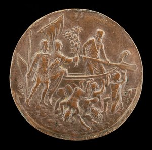 Aeneas Descending to the Underworld, fjärde kvartalet 1400-talet.