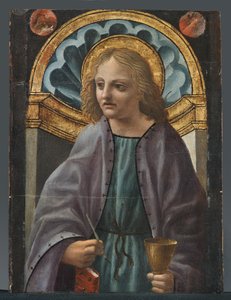 Johannes evangelisten av Master of the Pala Sforzesca