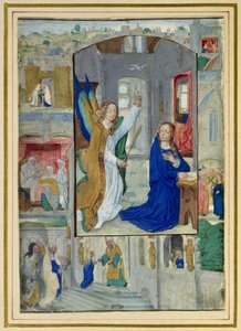 Budförkunnelsen, ur en timbok av Master of the Prayerbook