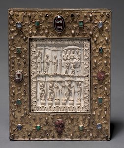 Bokformad relikvier, ca. 1000. av Master of the Registrum Gregorii