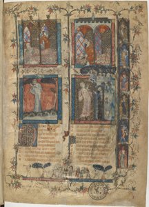 Miniatyr från ett manuskript av Roman de la Rose av Guillaume de Lorris och Jean de Meun, 1353 av Master of the Rose novels