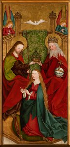 Jungfru Marias kröning, ca 1485-1490. av Master of the Sacristy of Kaufbeuren