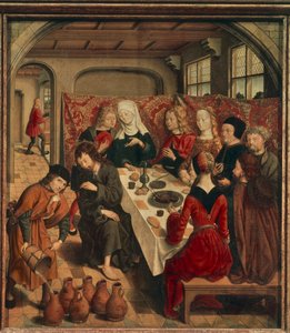 Bröllop i Cana av Master of the Saint Bartholomew Altarpiece