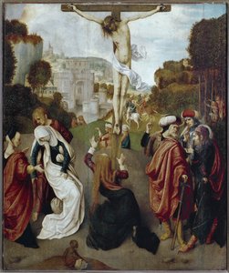 Korsfästelse (olja på trä, ca 1483-1498)