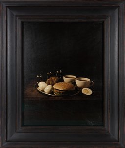 Last Meal on Death Row, Gary Gilmore, 2012 (digitalt transfertryck på pergament av getskinn) av Mat Collishaw
