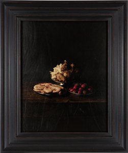 Last Meal on Death Row, John Wayne Gacy, 2012 (digitalt transfertryck på pergament av getskinn)