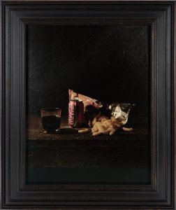 Last Meal on Death Row, Louis Jones Junior, 2012 (Digitalt transfertryck på pergament av getskinn) av Mat Collishaw