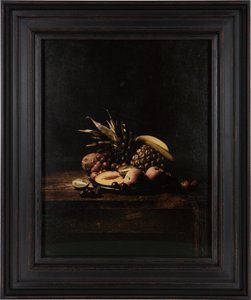 Last Meal on Death Row, Velma Barfield, 2012 (Digitalt transfertryck på pergament av getskinn) av Mat Collishaw