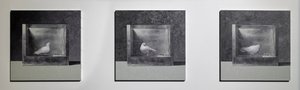 Operant betingning Chamber 3, 2022 (olja på aluminiumpanel) av Mat Collishaw