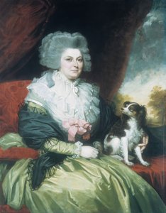 Dam med en hund, 1786.