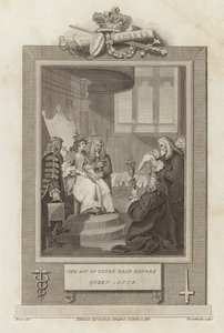 The Act of Union uppläst inför drottning Anne av Mather Brown