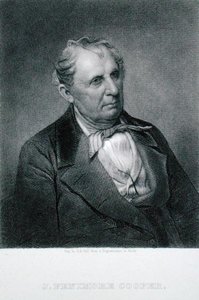 James Fenimore Cooper (1789-1851), graverad av Henry Bryan Hall (1808-84) efter en daguerreotypi (gravyr) av Mathew (after) Brady