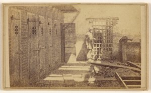 [Burar där förslavade människor hölls] av Mathew B. Brady