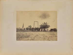 [Avrättningsscen] av Mathew B. Brady