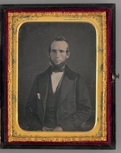 Utan titel (Porträtt av en sittande man) av Mathew B. Brady