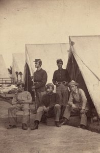Lägerscen,1862 (foto) av Mathew Brady