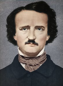 Edgar Allan Poe, c1840, 1939 av Mathew B. Brady