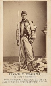 Francis E. Brownell,1861 (foto) av Mathew Brady