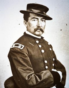 General Philip H. Sheridan (1831-88) (s/v foto) av Mathew Brady