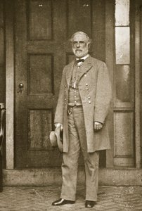 General Robert E. Lee stod utanför sitt hus i Richmond, april 1865 av Mathew B. Brady
