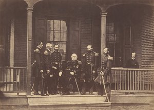 Generallöjtnant Scott, general-in-chief U.S. Army, & Staff, 6 september 1861. av Mathew Brady