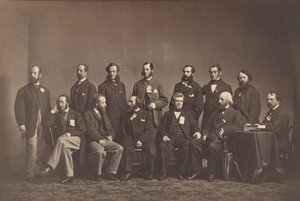 [Medlemmar av New York Sanitary Commission], ca. 1860. av Mathew Brady