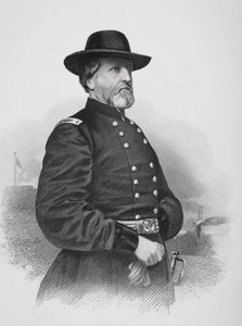 Porträtt av general George Henry Thomas (1816-70) av Mathew B. Brady