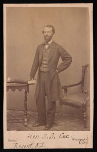 Porträtt av Samuel Sullivan Cox 1824-1889, före 1889. av Mathew Brady