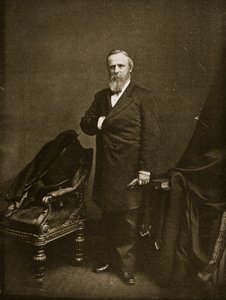Rutherford B. Hayes innan han tillträdde som president 1877 av Mathew B. Brady
