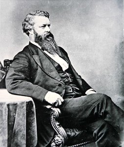 William Belknap (1829-90) 1876 (s/v foto) av Mathew Brady