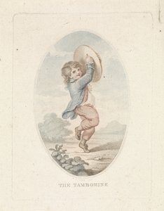 Pojke med tamburin The Tamborine (titel på objekt) av Mathias de Sallieth