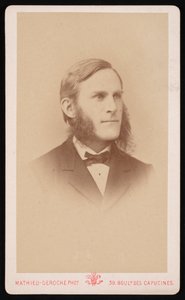 Porträtt av Samuel Hubbard Scudder 1837-1911, cirka 1871. av Mathieu Deroche