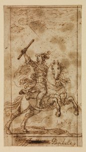 Beriden krigare av Matias de (attr.to) Torres